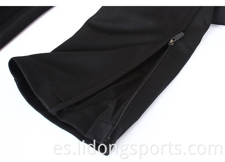 Pantalones largos de fútbol deportivos con cintura elástica para hombres y niños de alta calidad